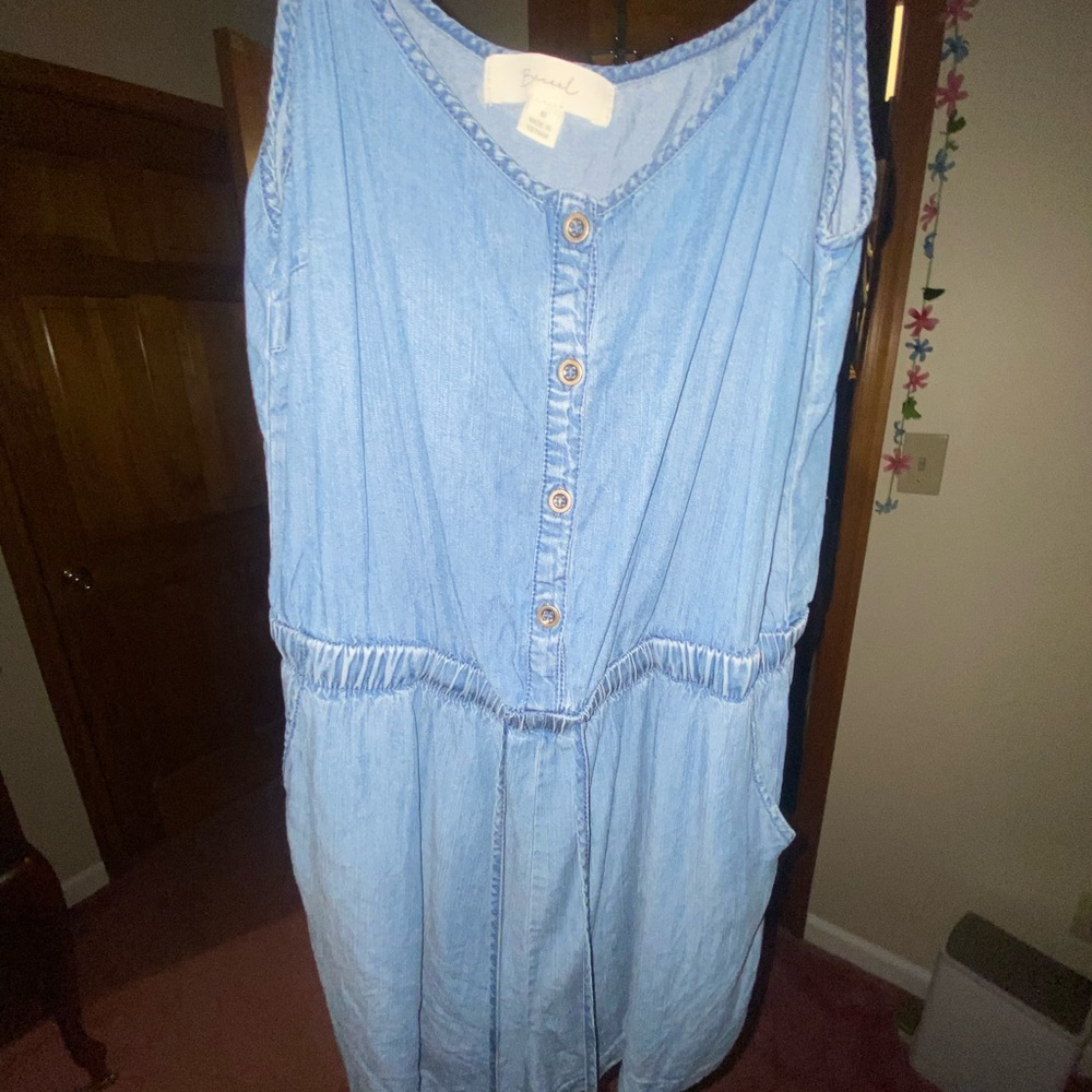 blue romper